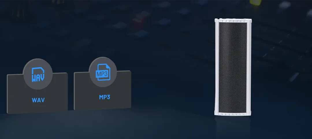 Audioperformance der wasserdichten Schallsäule