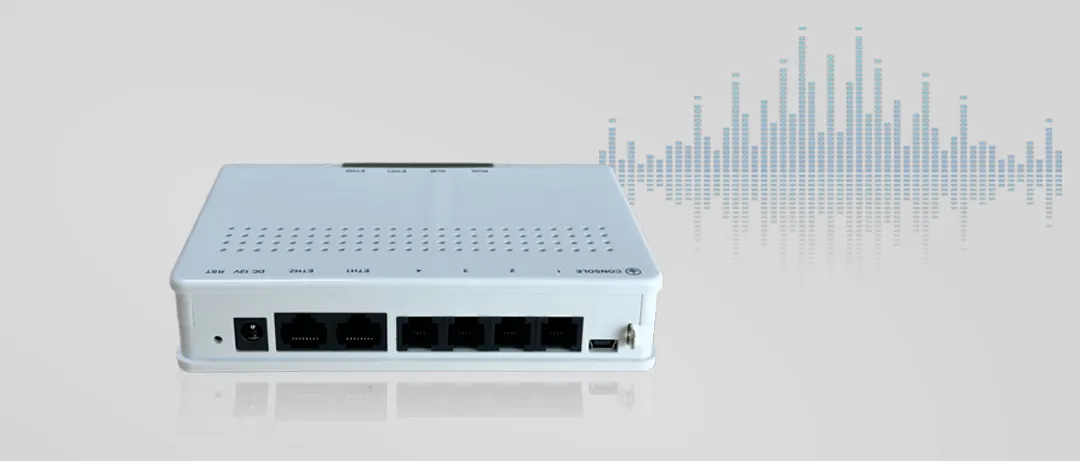 Überlegene Sprachqualität und Leistung des IAD1000-4O