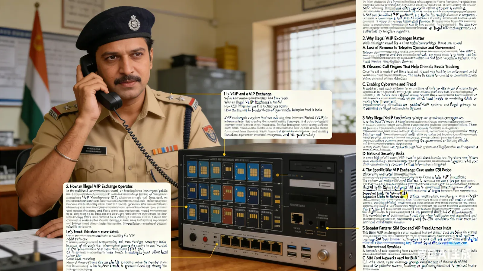 Was ist ein VoIP-Austausch und warum wird er vom CBI untersucht?