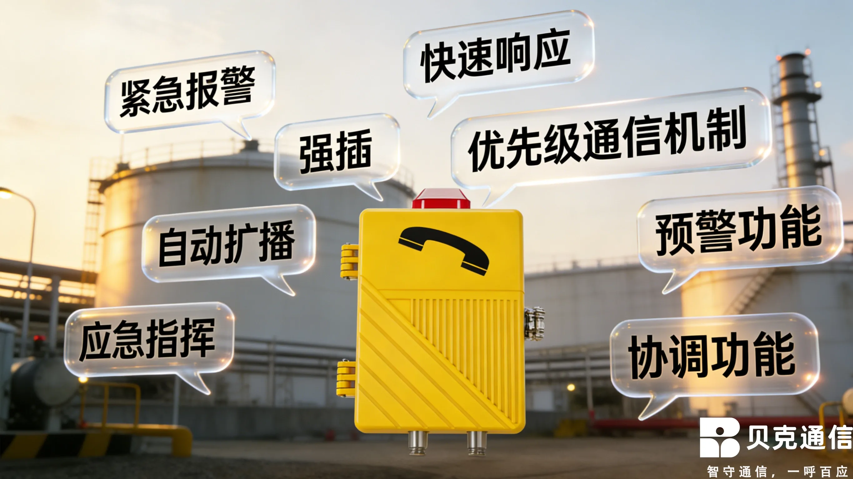 Notfallleitungs- und Koordinationsfunktionen von Explosionsschutztelefonen Notfallleitungs- und Koordinationsfunktionen von Explosionsschutztelefonen