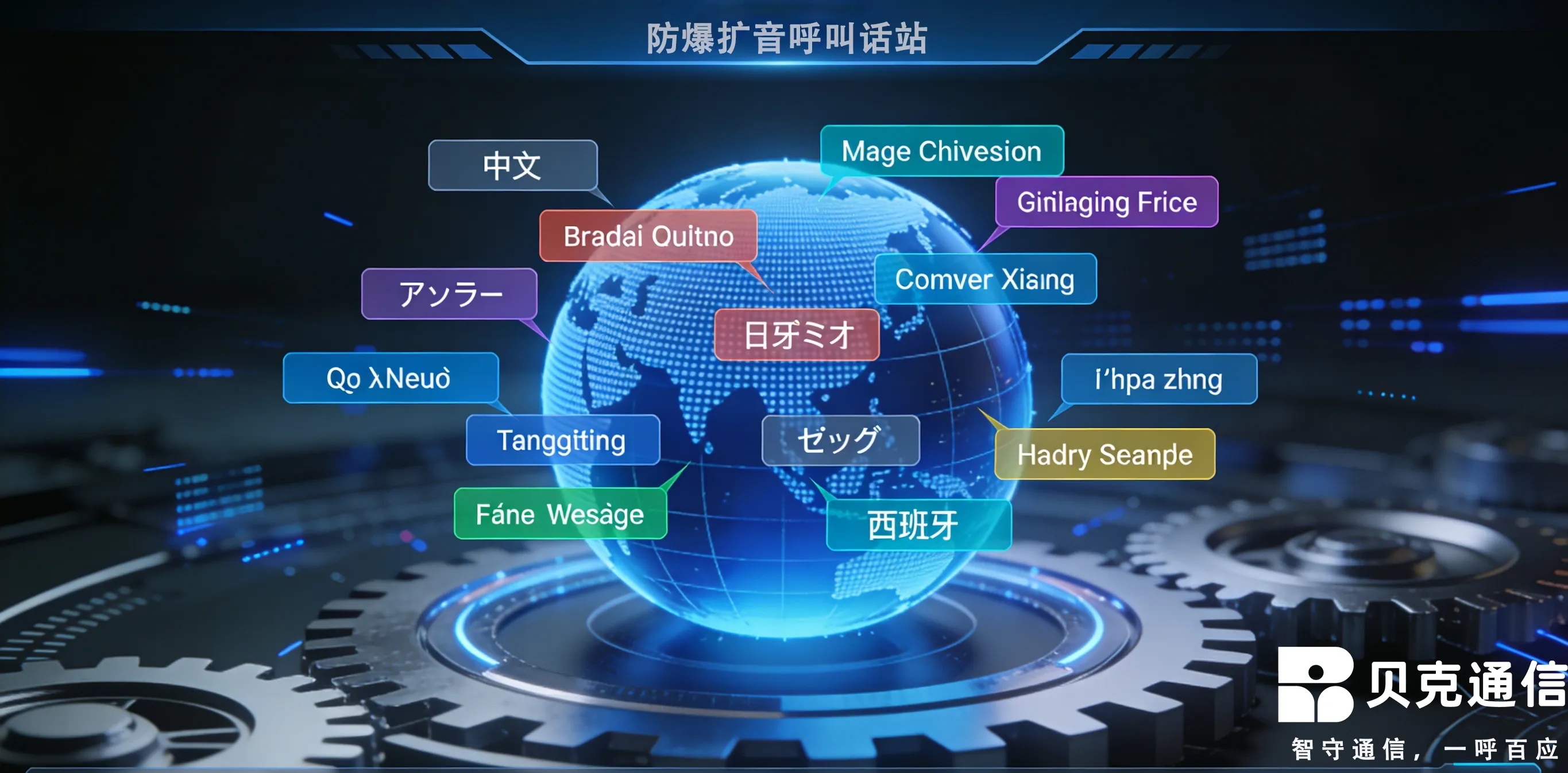 Internationaler Einsatz mehrsprachiger Ex geschützter PA Rufstationen