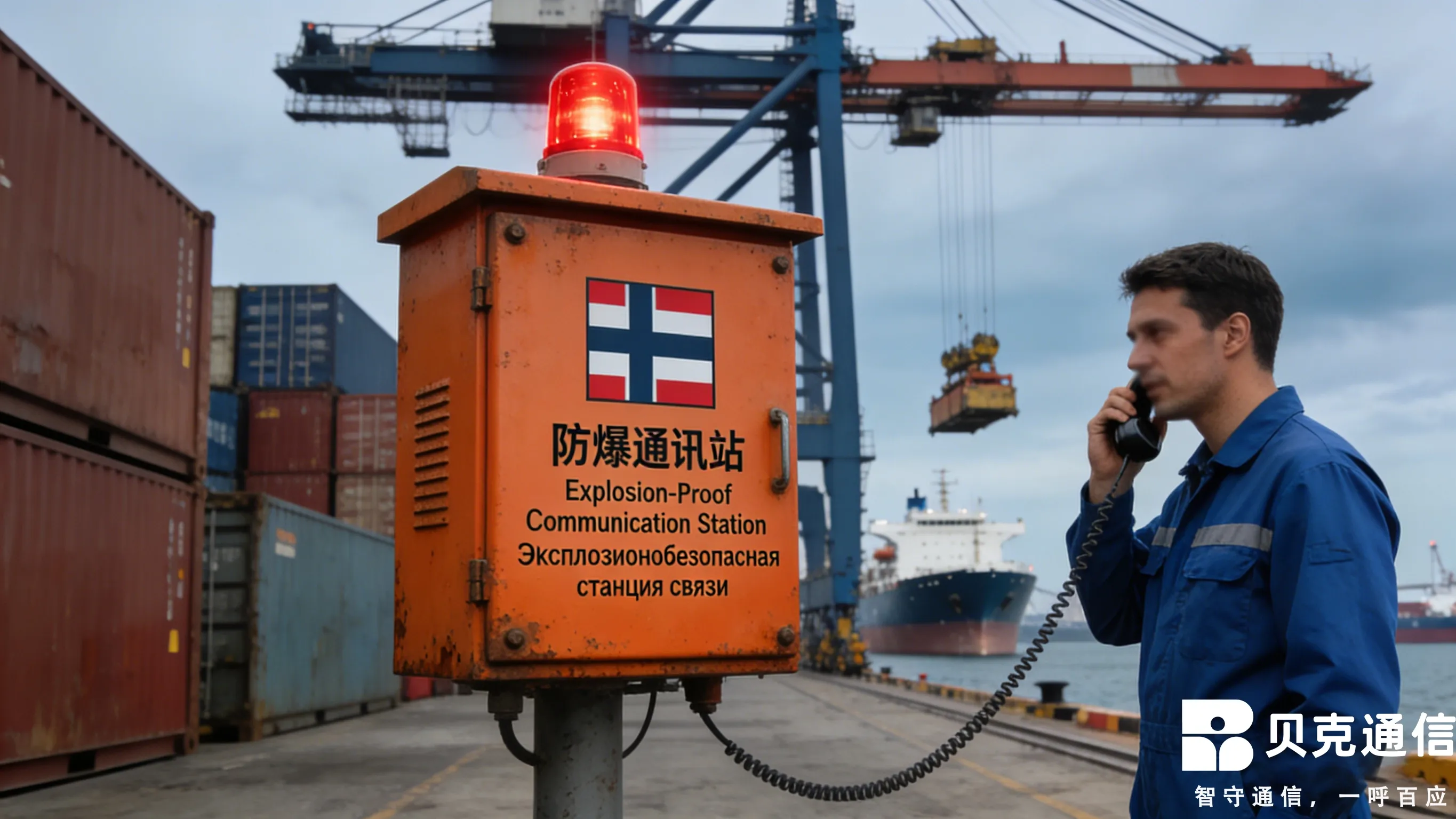 Explosionsgeschützte Verstärkungsanrufstation mit Unterstützung mehrerer Sprachen