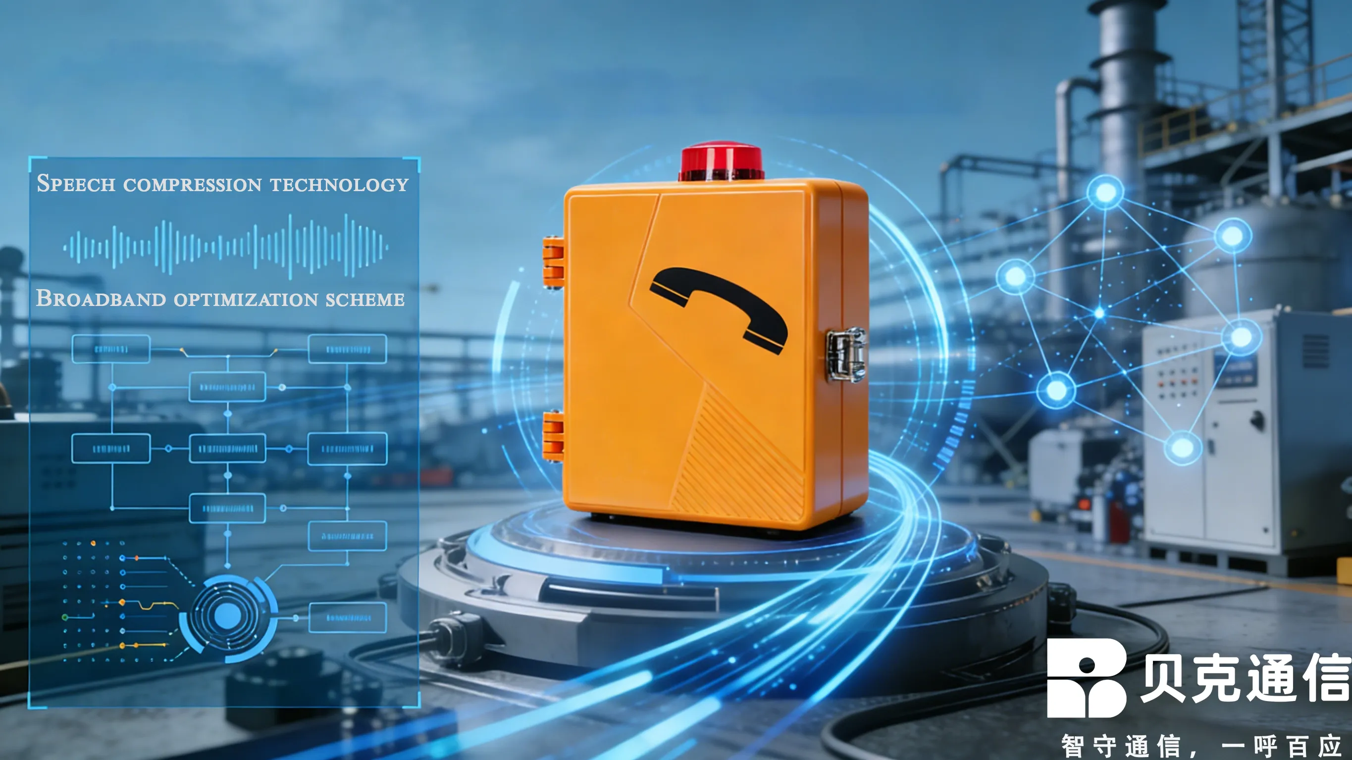 Sprachkompressionsalgorithmen und Bandbreitenoptimierung in Industrietelefonen