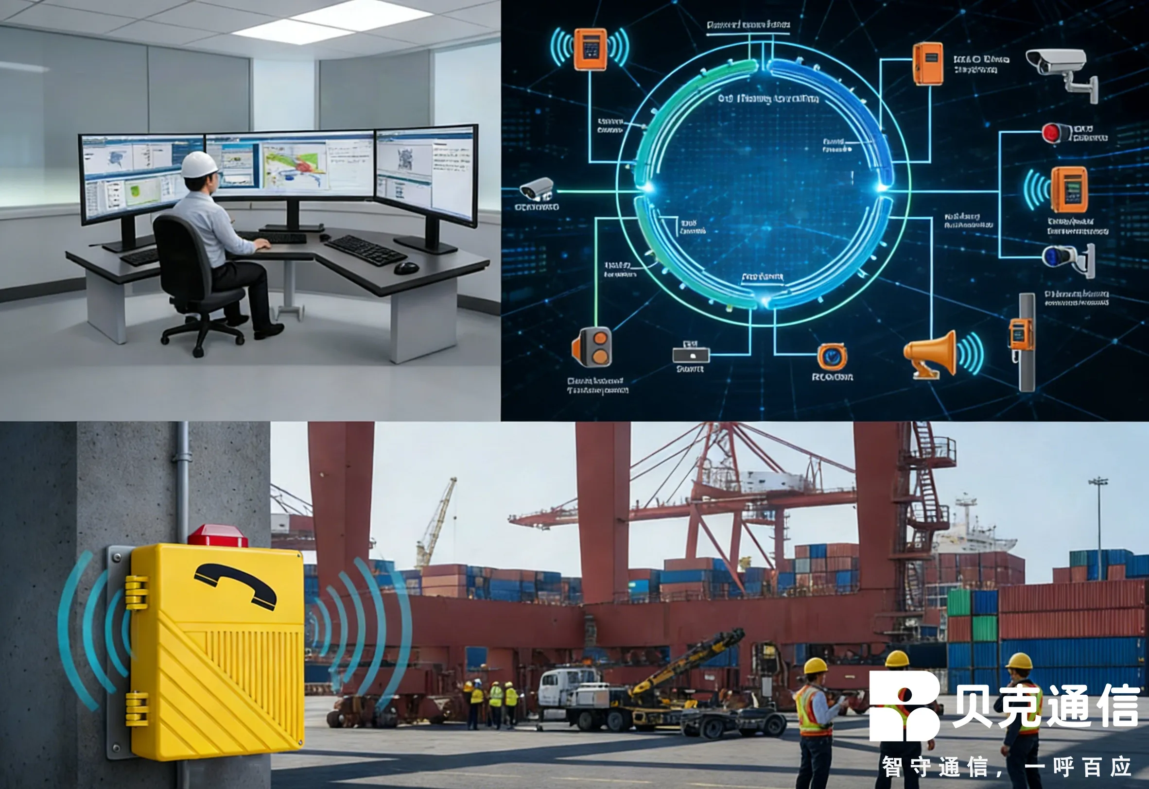 Anwendung der explosionssicheren Verstärkungsanlage Becke Telcom bei der Contain