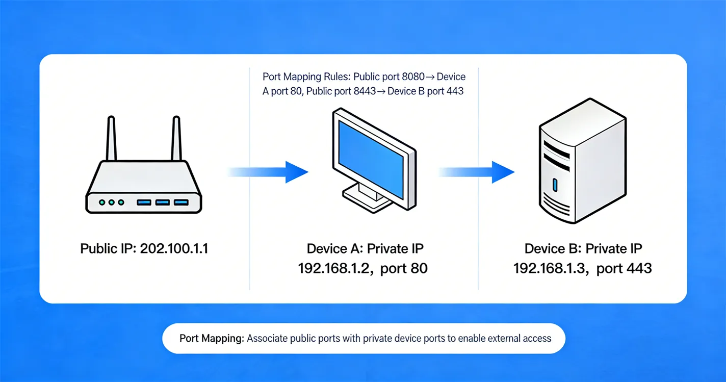IP-Adress-Portzuordnung: Was sie ist, wie sie funktioniert und praktische Anwend
