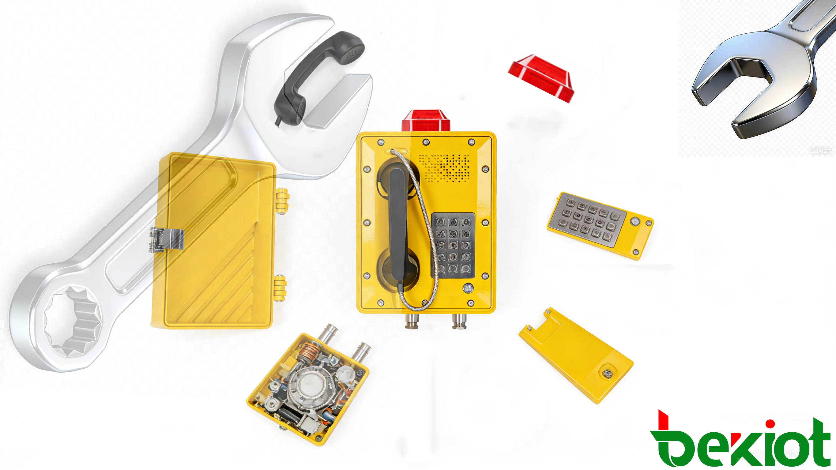 Explosionsschutzdesign eines explosionsgeschützten Telefons Explosionsschutzdesign eines explosionsgeschützten Telefons