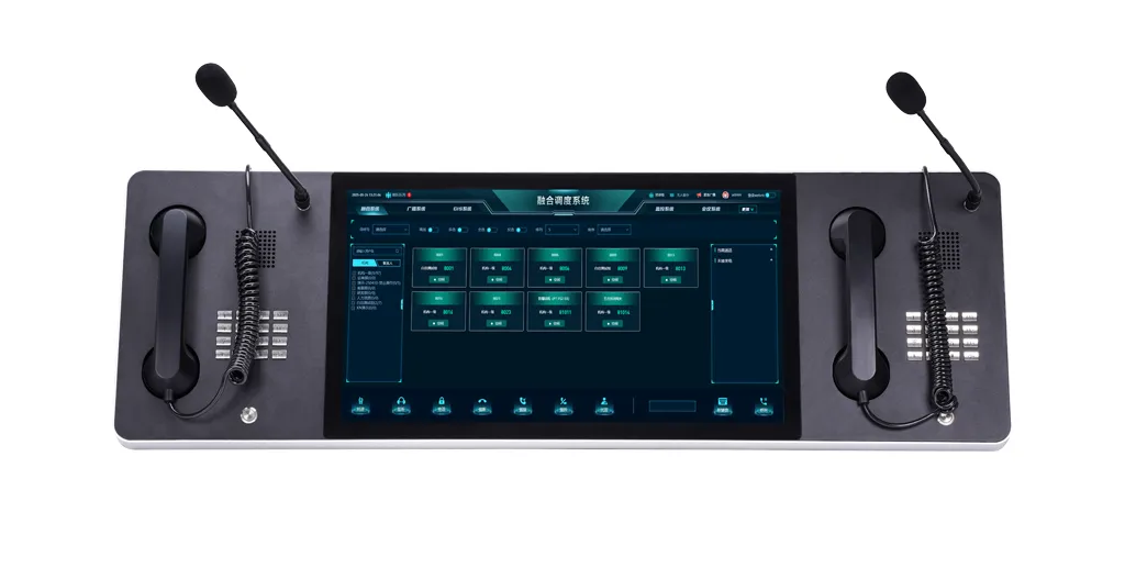 21,5-Zoll-Dual-Telefon-Dispositionskonsole