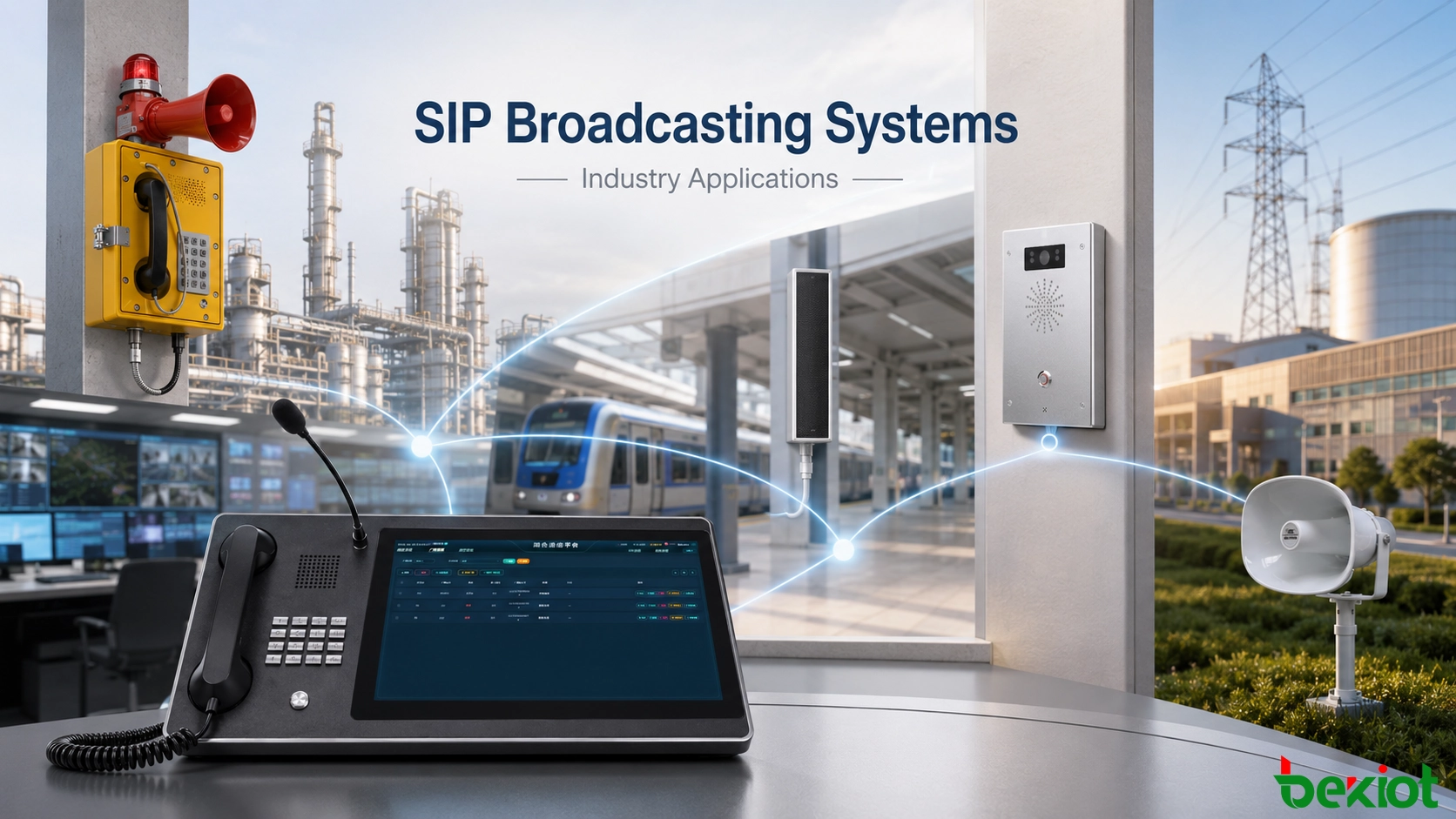 Wo werden SIP-Broadcasting-Systeme eingesetzt? Branchenanwendungen und Lösungsdesign.